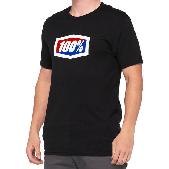 100% Official SS T-Shirt Black