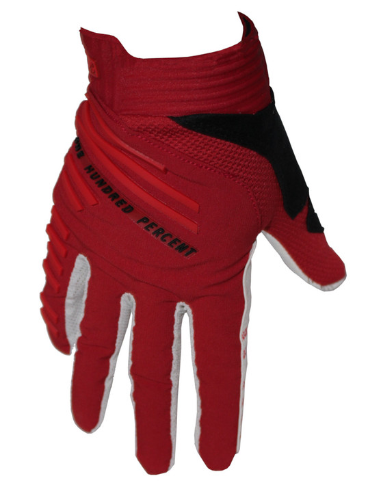 100% R-Core Full Finger Gloves Cherry