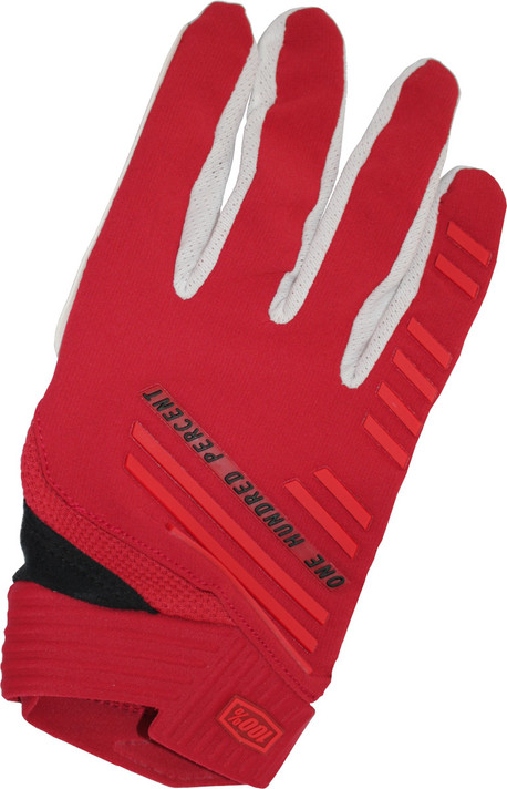 100% R-Core Full Finger Gloves Cherry