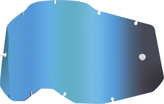 100% RC2/AC2/ST2 Replacement Lens Mirror Blue