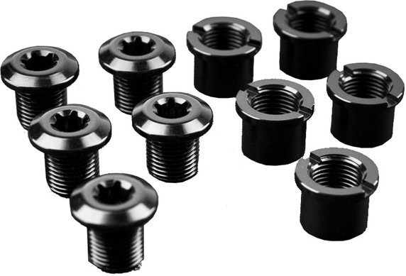 absoluteBLACK Chain Ring Bolts (5 x Short)