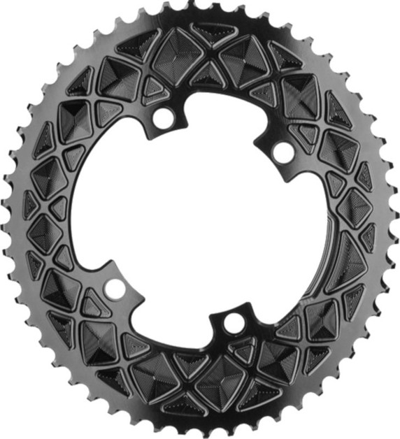 absoluteBLACK Oval 110BCD 4B 48t 2x Chainring Black