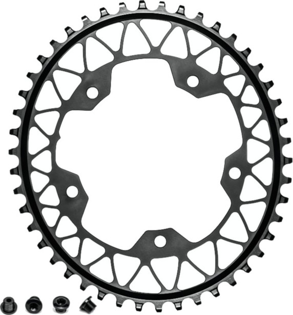 absoluteBLACK Oval 110BCD 50t 5B Chainring Black
