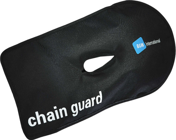 B&W Chain and Derailleur Protector Guard Black