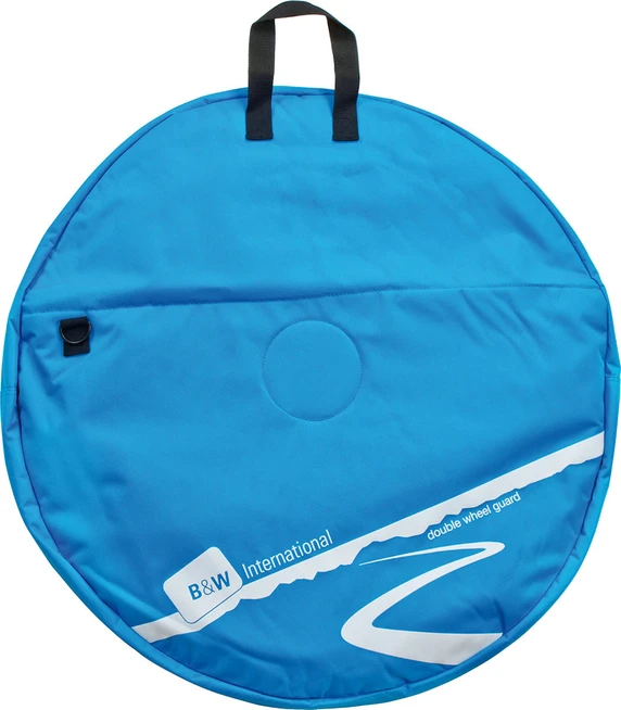 B&W Road 700c Double Wheel Travel Bag Blue