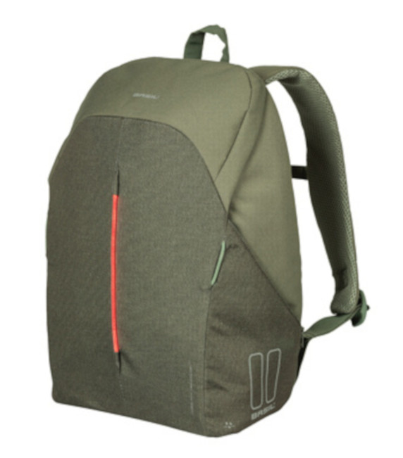 Basil B-Safe Commuter 18L Nordlicht Backpack Olive Green