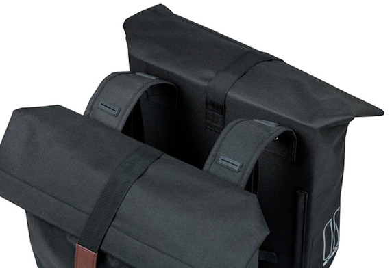Basil City Double 28L Pannier Bags Black