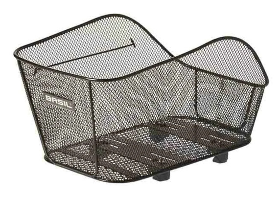 Basil Icon WSL Rear Mount Basket Black Small