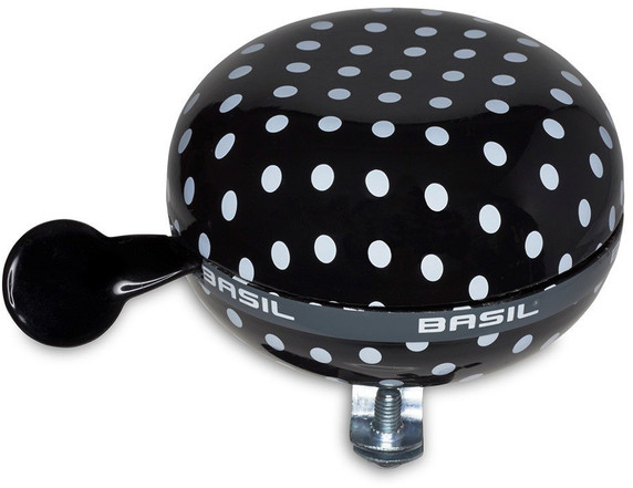 Basil Polka Dot Big Bell Black/White Dots