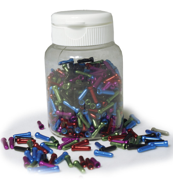 BC Alloy Cable Ends Multicoloured (500 pieces)