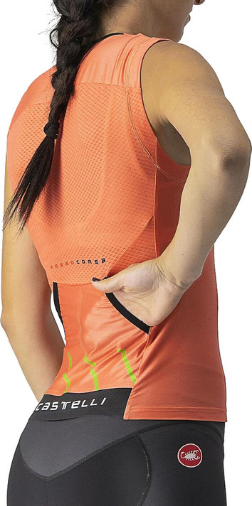 Castelli Free 2 Womens Tri Singlet Coral Flash 2022