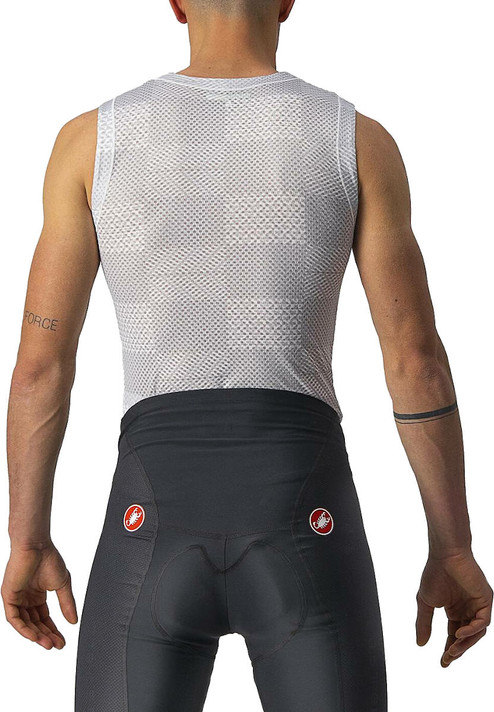 Castelli Pro Mesh Sleeveless Base Layer Silver Grey 2022