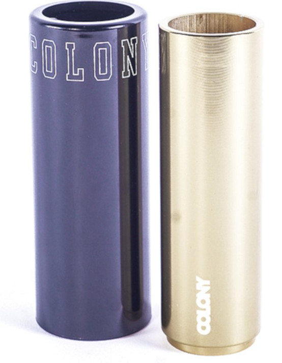 Colony Anyway Alloy Core with Plastic Outer Sleeve BMX Peg and 14mm-10mm Adaptor
