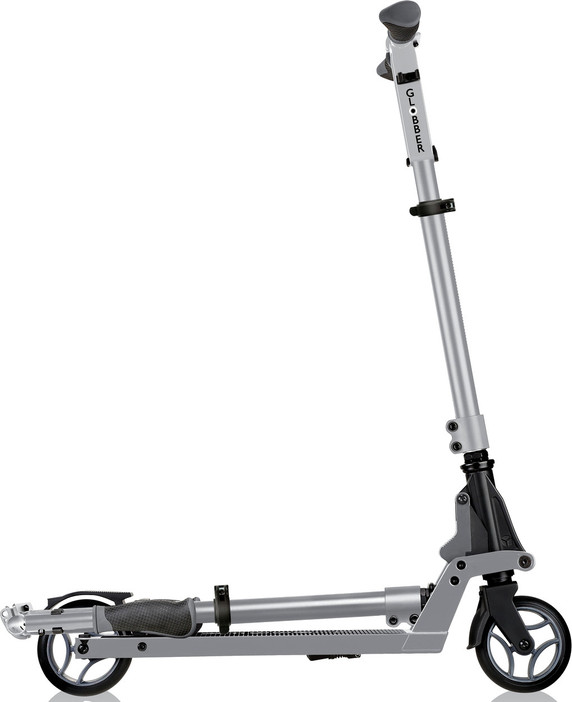 Globber One K 125 Scooter Gloss Silver