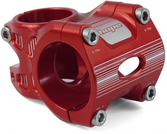 Hope AM/Freeride 35x35mm 0 Stem Red