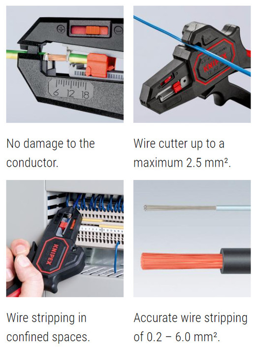 Knipex 12 62 180 Automatic Insulation Stripper