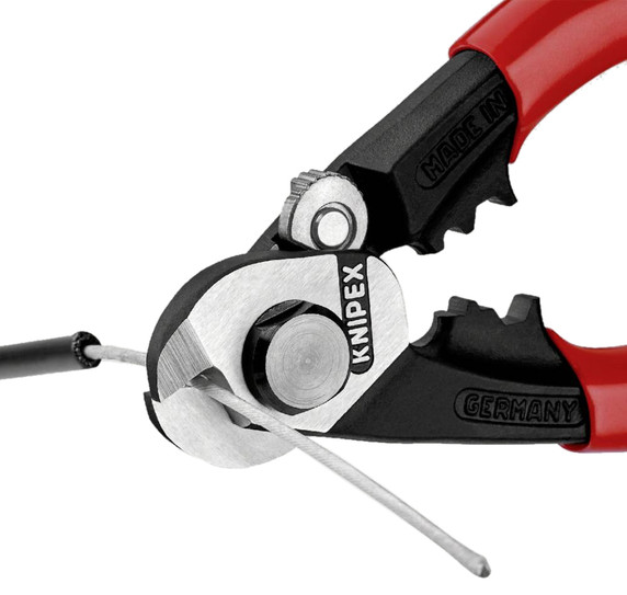 Knipex 95 61 190 Wire Cable Cutter 190mm Red/Black