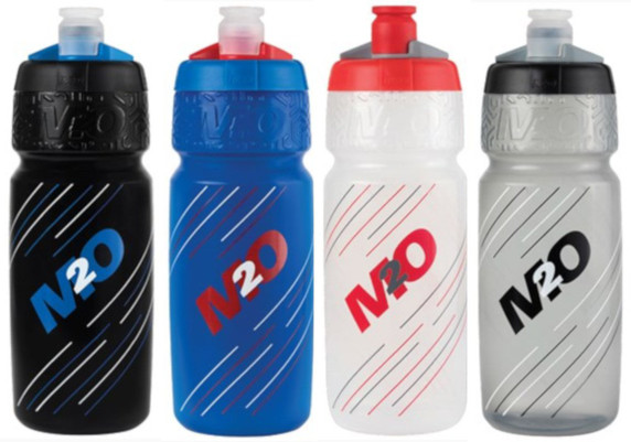 M2O Pilot Water Bottle 710mL Clear/Red