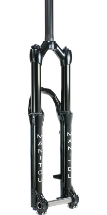 Manitou Circus Expert 26" 100mm 1-1/8" Steerer 20mm Thru Axle Suspension Fork Black