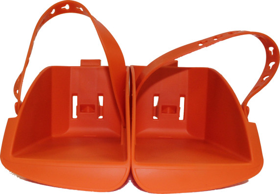 Polisport Bubbly Child Seat Footrests Orange