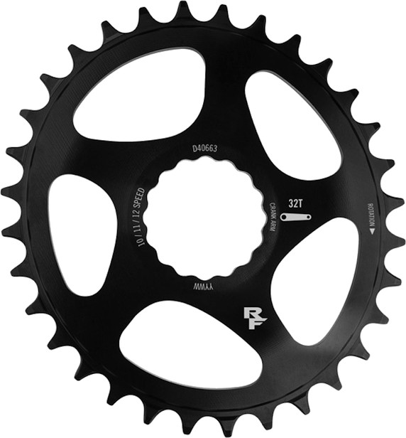 Race Face Direct Mount 34T Cinch Oval Chainring Black