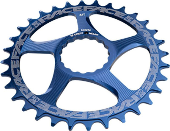 Race Face Narrow Wide Cinch Direct Mount Chainring Blue 34T