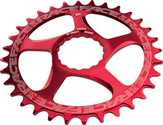 Race Face Narrow Wide Cinch Direct Mount Chainring Red 36T