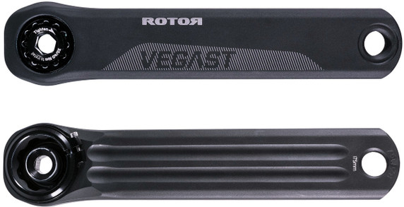 Rotor VEGAST 175mm Road Cranks Black