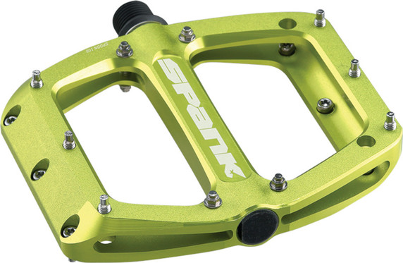 Spank Spoon 100 Flat Pedals Green