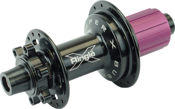 Sunringle Bubba-X 148x12mm Boost 28H 6 Bolt Rear MTB Hub Black (Shimano Microspline)