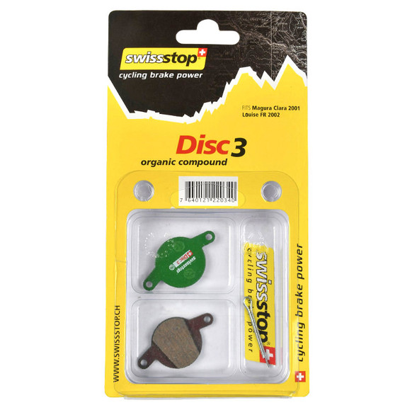 SwissStop Disc 3 Magura Clara 01/Louise FR 02 Organic Brake Pads