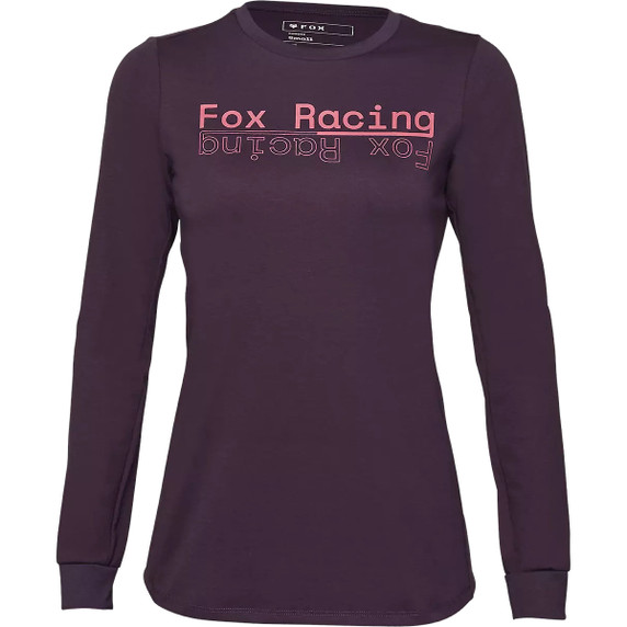 Fox Ranger DriRelease MD Dark Purple Womens LS Jersey