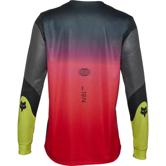 Fox Ranger Revise Black/Pink Youth LS Jersey