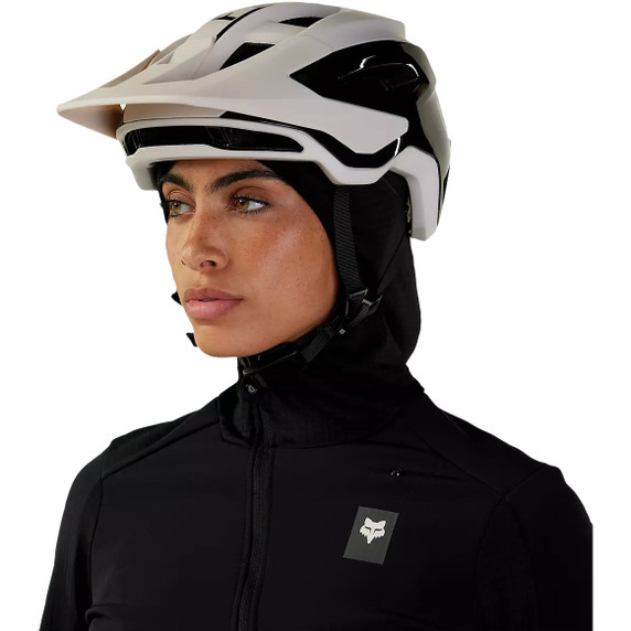 Fox Defend Black Womens Thermal Hoodie