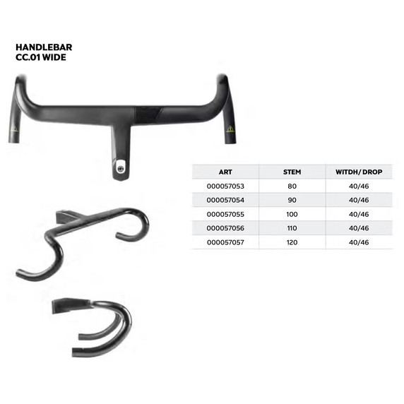 Colnago CC.01 Flared Gravel Intergrated Handlebar