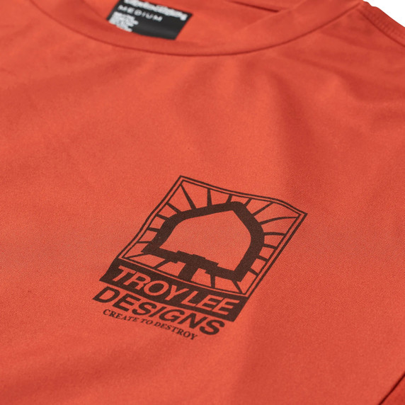 Troy Lee Designs Ruckus Create To Destroy Brick MTB LS Jersey