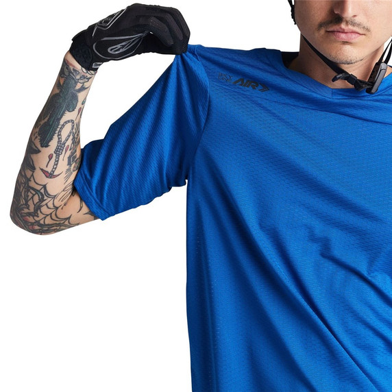 Troy Lee Designs Skyline Air Mono True Blue MTB SS Jersey