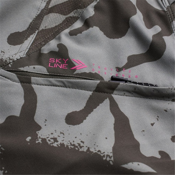 Troy Lee Designs Skyline Shell Shadow Camo Olive MTB Shorts