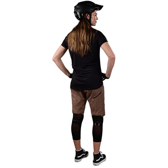 Troy Lee Designs Womens Lilum Black MTB SS Jersey
