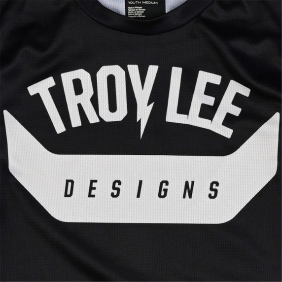Troy Lee Designs Youth Flowline Aircore Black MTB LS Jersey