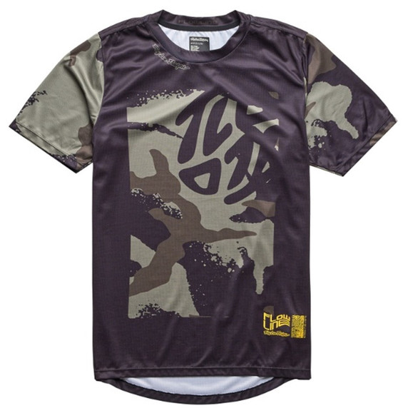 Troy Lee Designs Youth Flowline Confined Black MTB SS Jersey