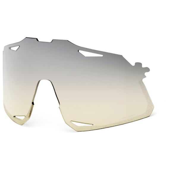 100% Hypercraft Replacement Lens LowLight Yellow Silver Mirror