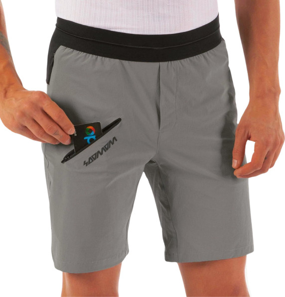 Soomom Commuter Active Shorts Shark Grey