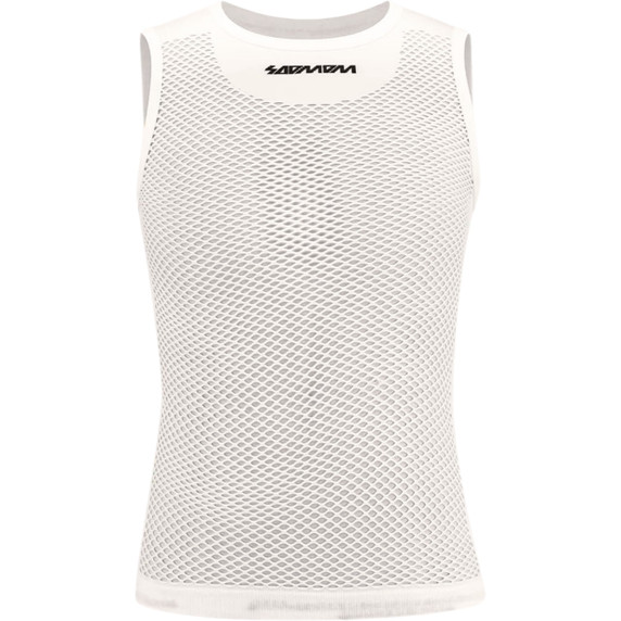 Soomom Pro Mesh Singlet Base Layer White