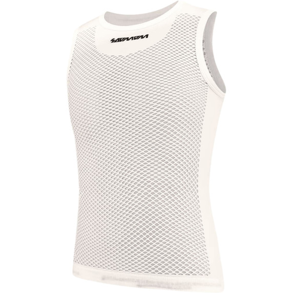 Soomom Pro Mesh Singlet Base Layer White