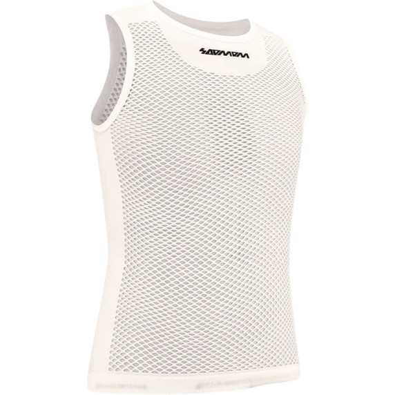 Soomom Pro Mesh Singlet Base Layer White
