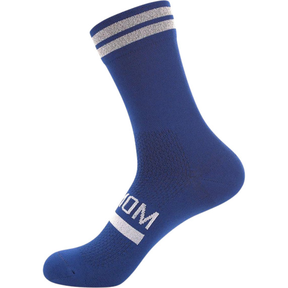 Soomom Reflective Chic Logo Cycling Socks Midnight Blue