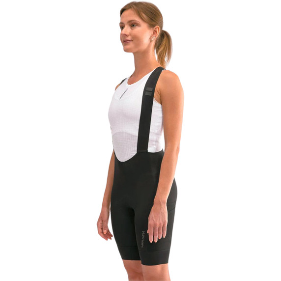 Soomom Women Pro Cargo Bib Shorts Black