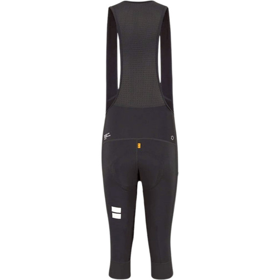 Soomom Womens All-Around 3/4 Cargo Thermal Bib Tights Black