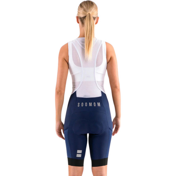 Soomom Womens Base Cargo Bib Shorts Navy